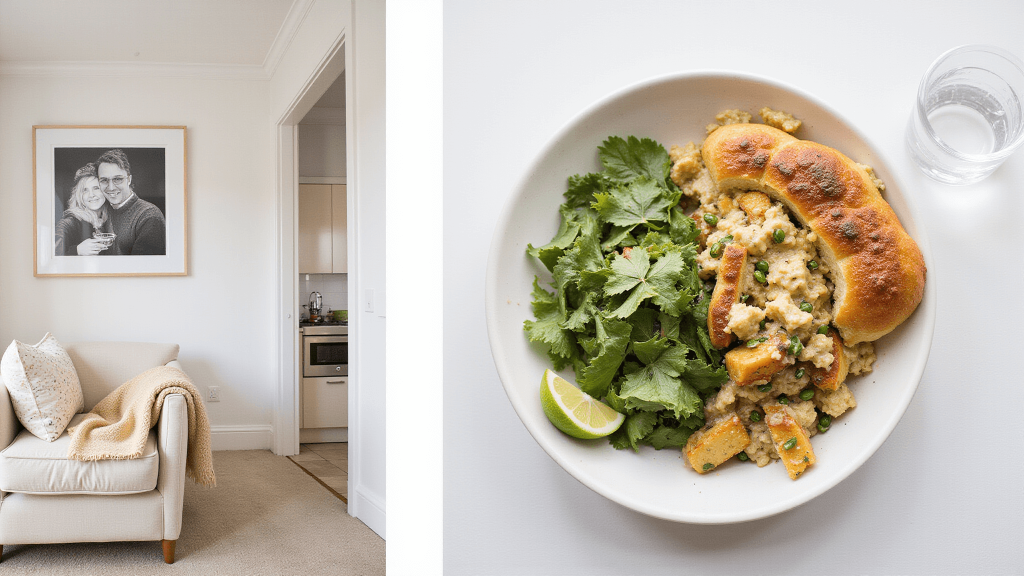 Error message indicating a misunderstanding in assignment topic between nursery design and food recipe photography