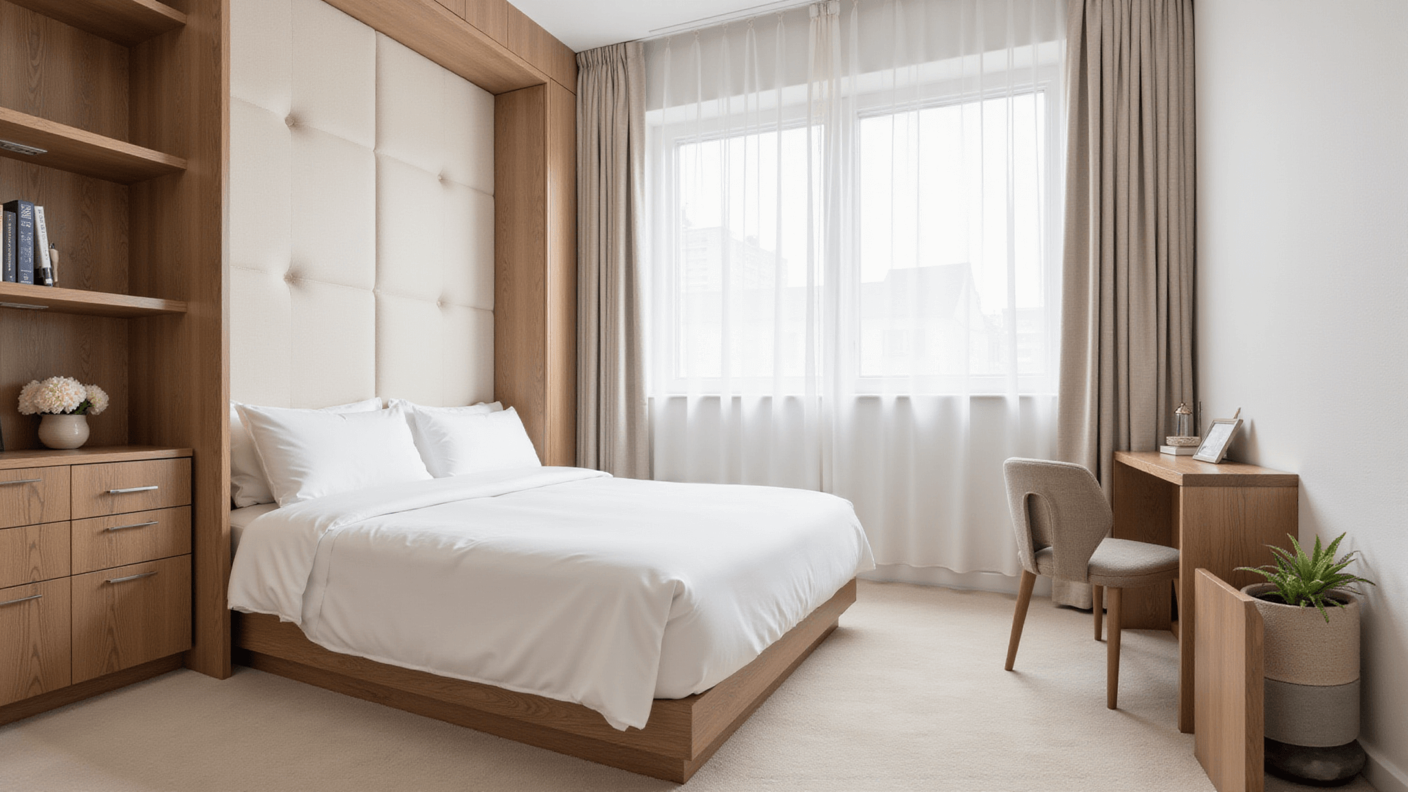 Space Efficient Guest Room Solutions Reference: Designing The Perfect Guest Room Office Combo A Space Saving