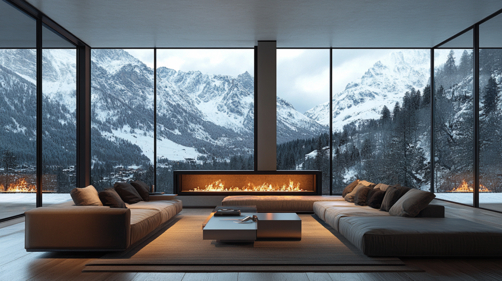 little cabin living room