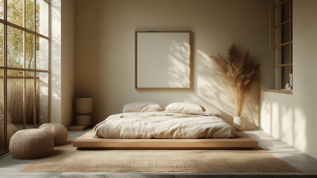 minimalistic bedroom