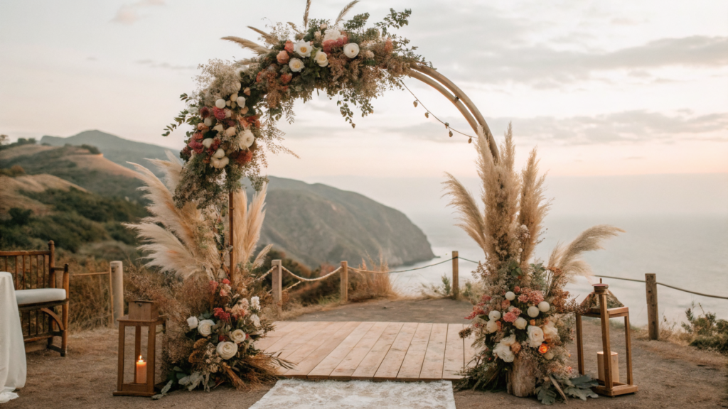 Boho Wedding Arch