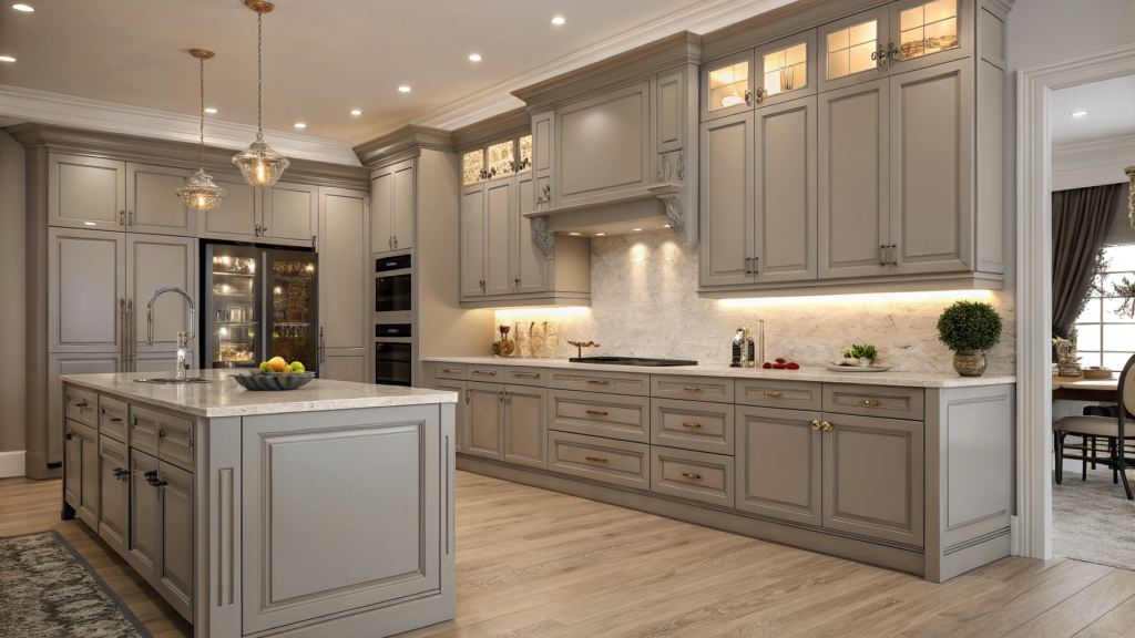 Gray Kitchen Cabinets