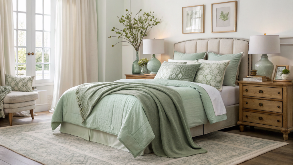 Light Sage Green Bedroom