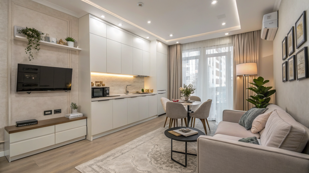 tiny apartment minimalist