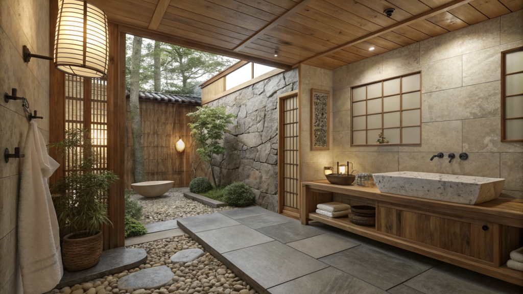 wabi sabi bathroom