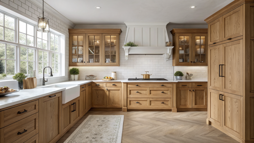 White Oak Kitchen Cabinets