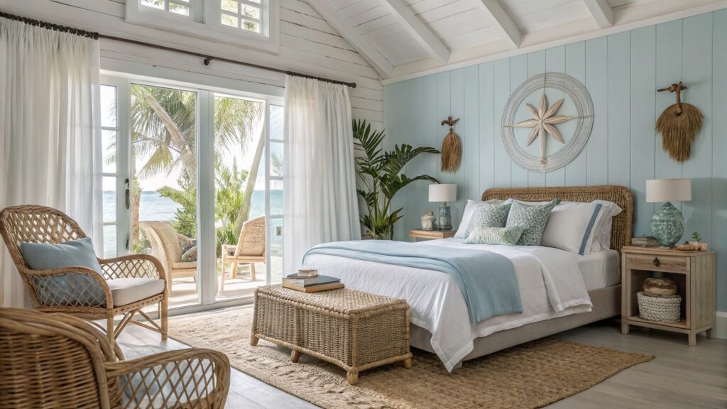 beachy bedroom