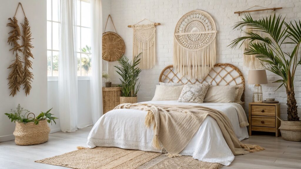 beachy boho bedroom