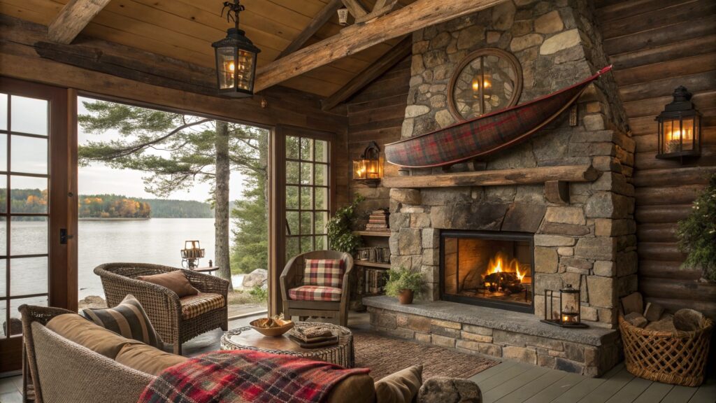 vintage lake house decor