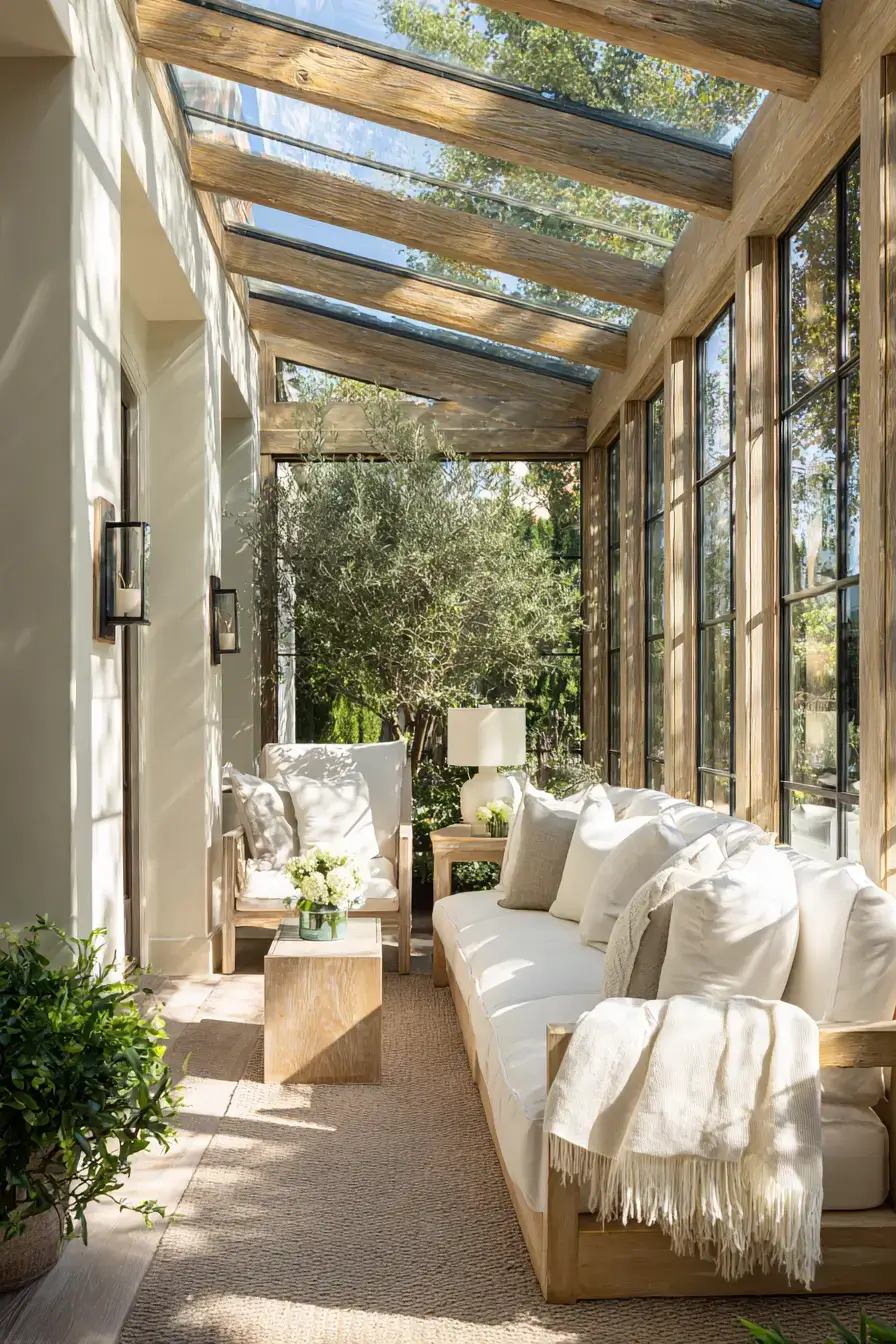 Sunlit Glass Room Retreat