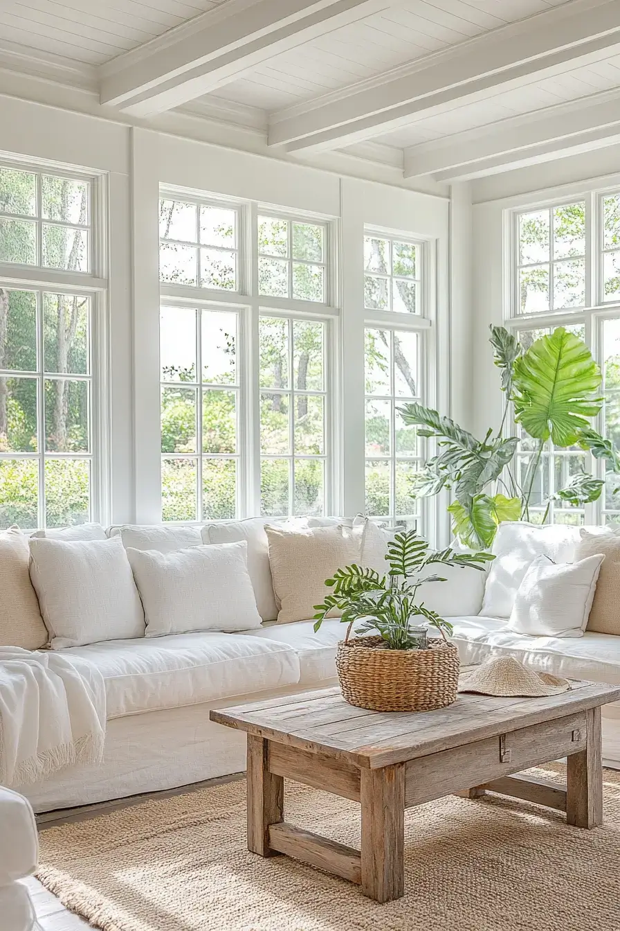 Nautical Cottage Sunroom