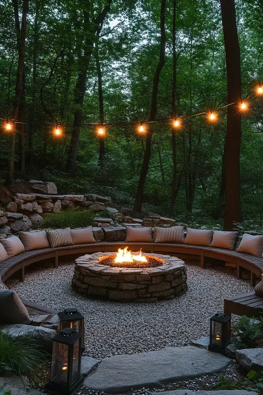 Circular Seating Hearth