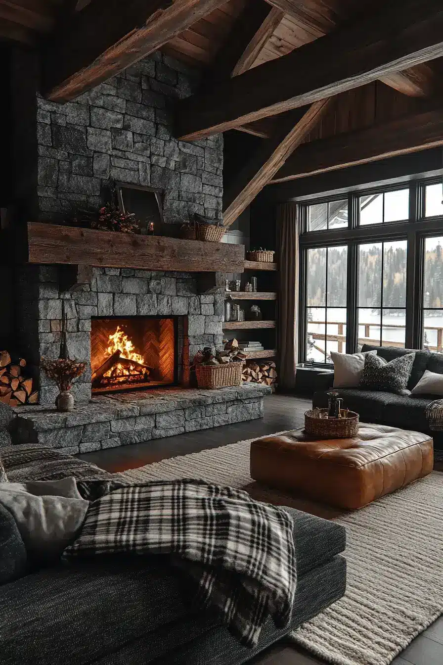 Fireside Cabin Comfort