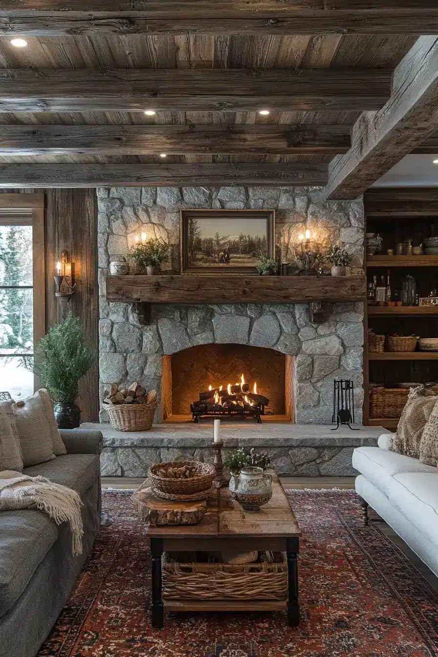 Handcrafted Hearth Decor