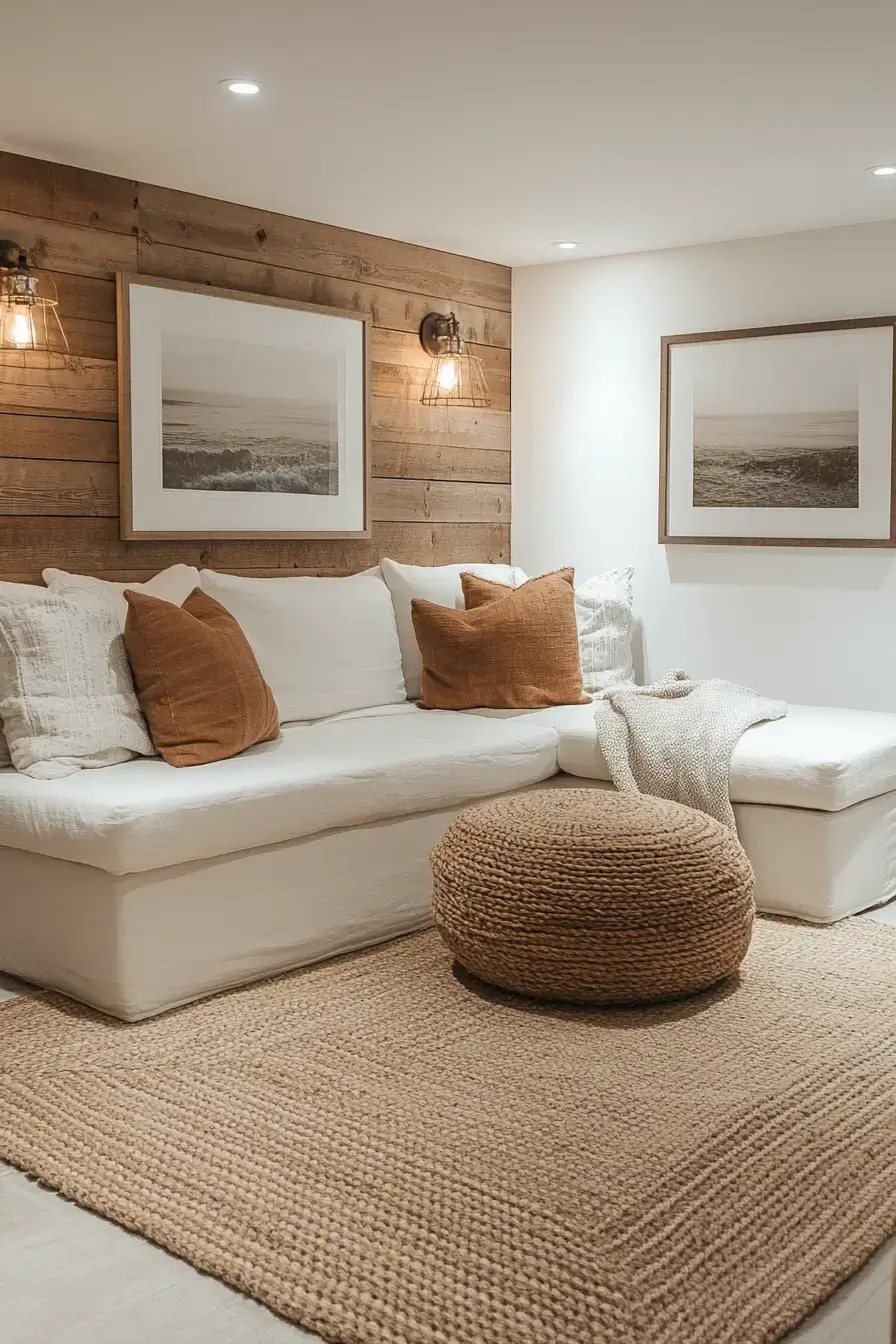 Minimalist Zen Basement Studio