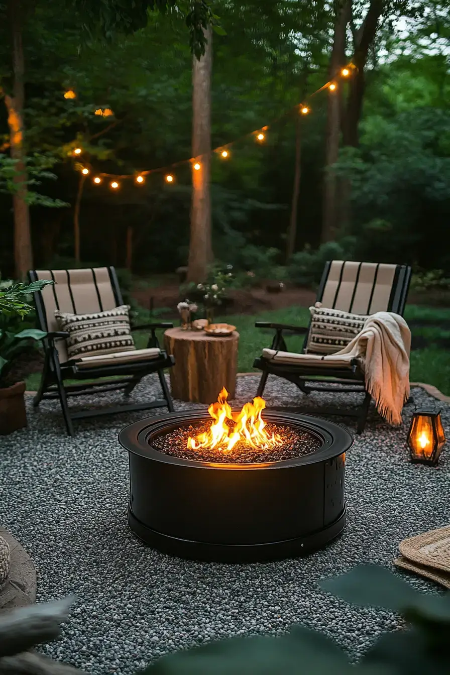 Portable Flame Setup