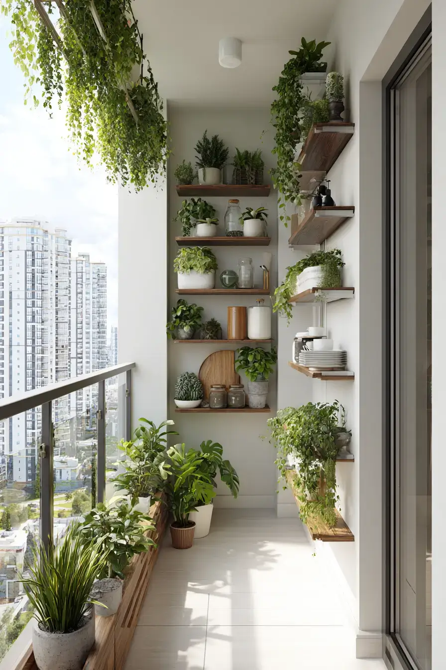 Vertical Green Balcony Design