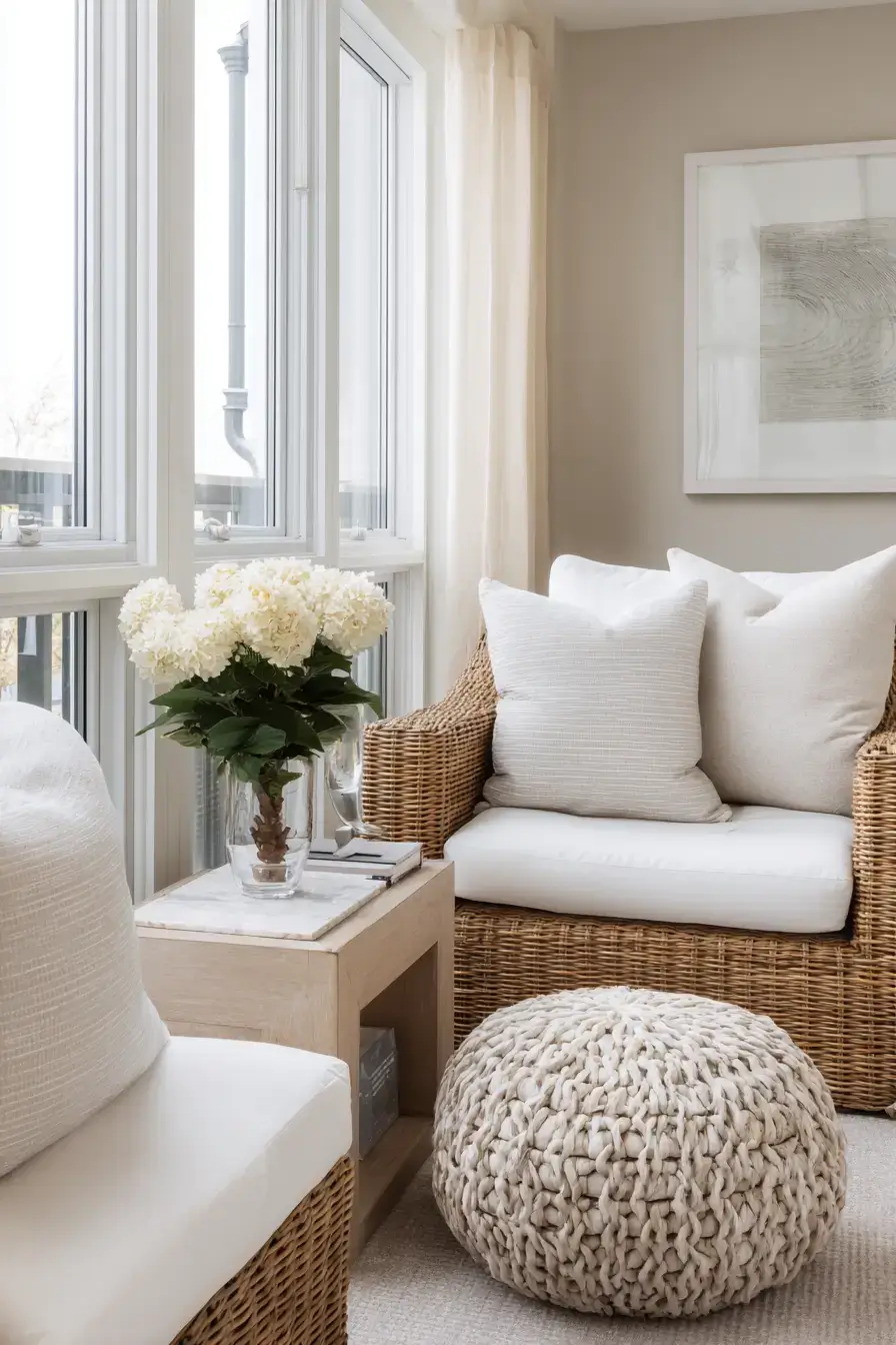 Elegant Sunlit Living Space