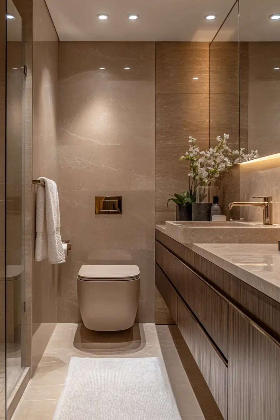 Opulent Small Bathroom Design