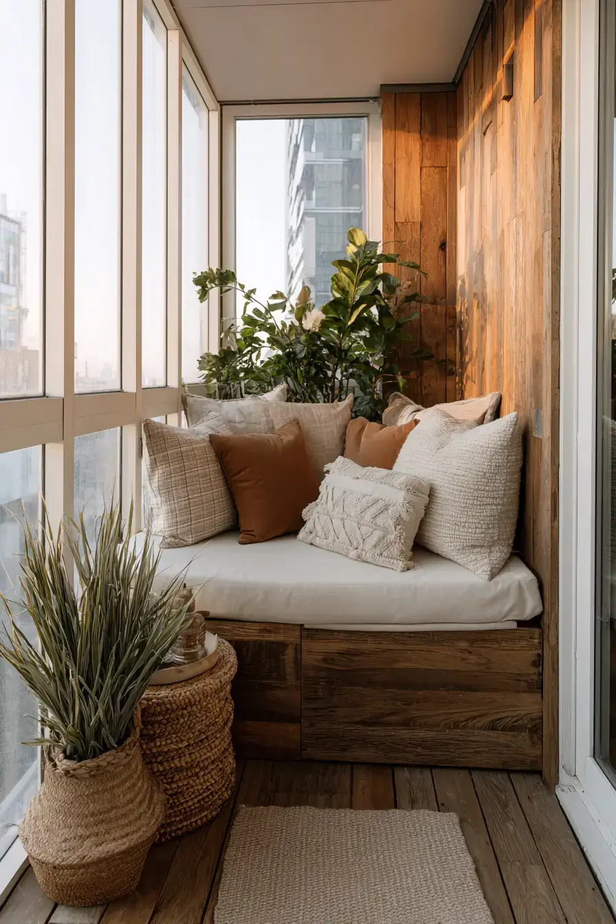 Quiet Outdoor Balcony Haven