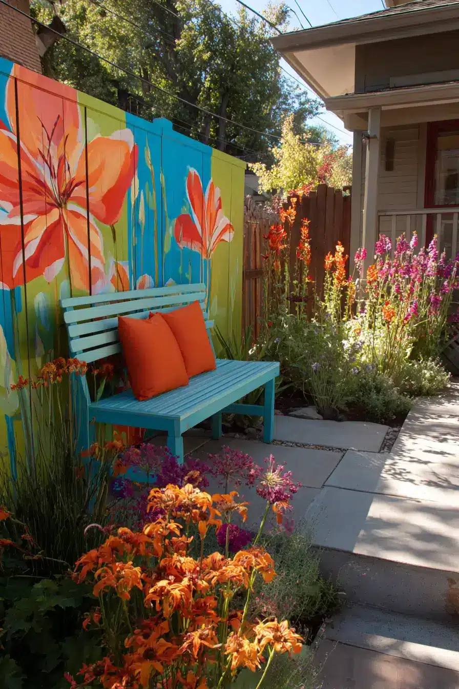 Artistic Fence Murals