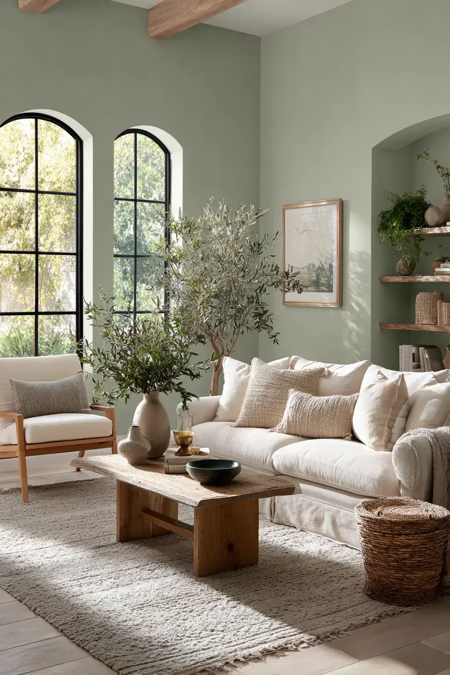 Sage Washed Living Spaces