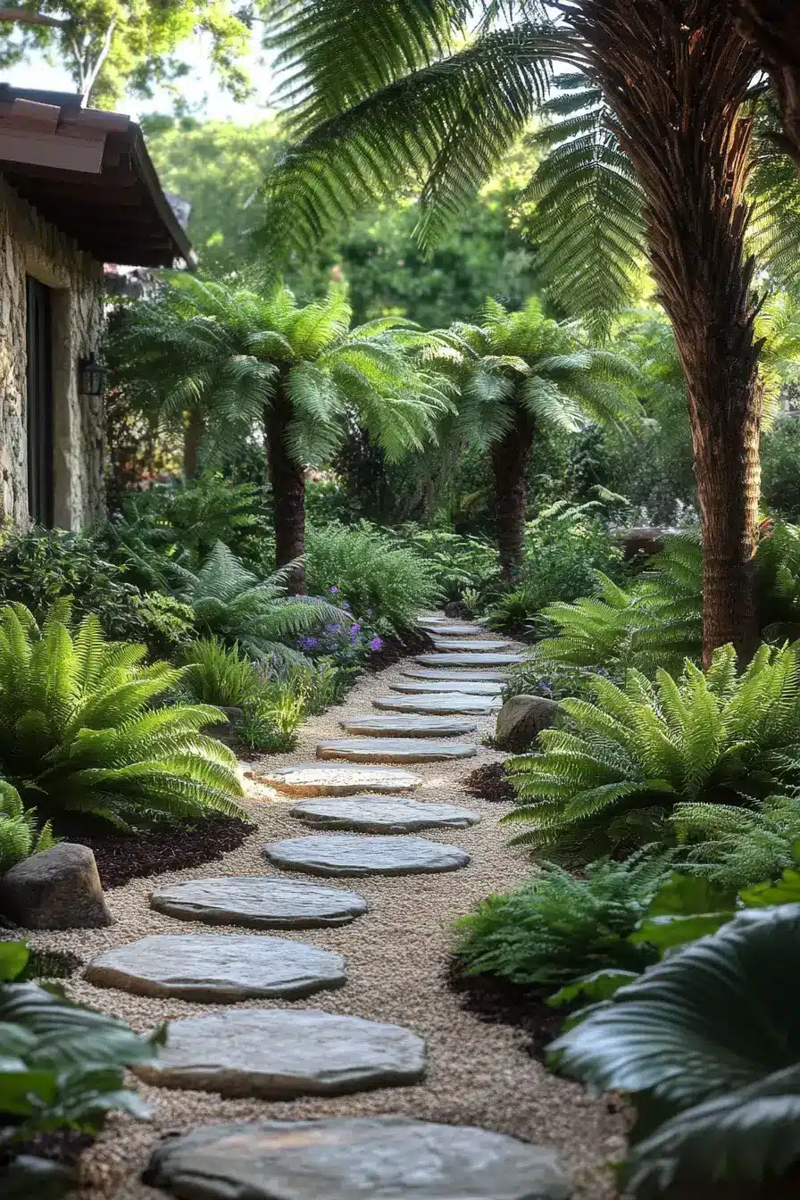 Vibrant Fern Yard Pocket