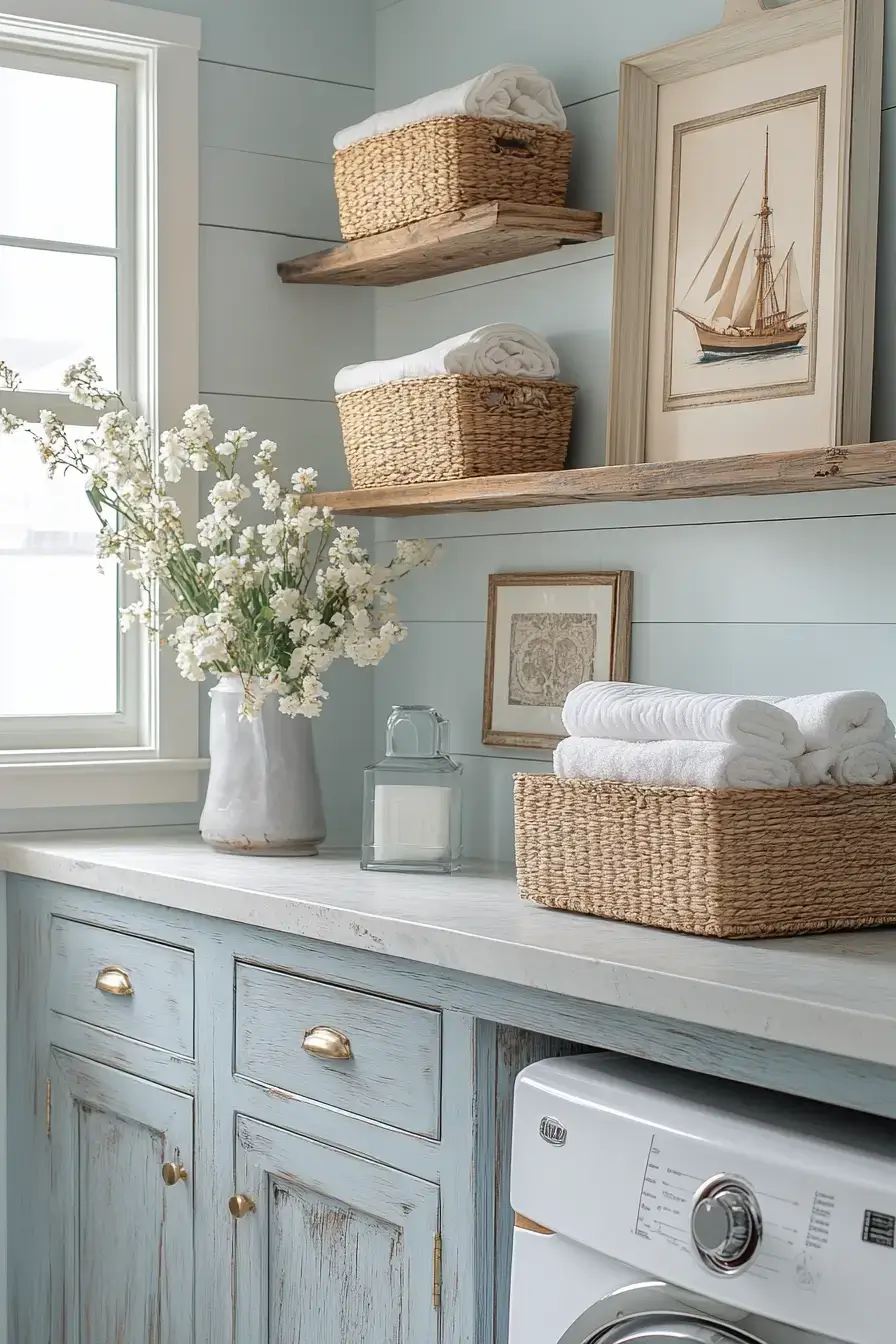 Vintage Pier Laundry Room