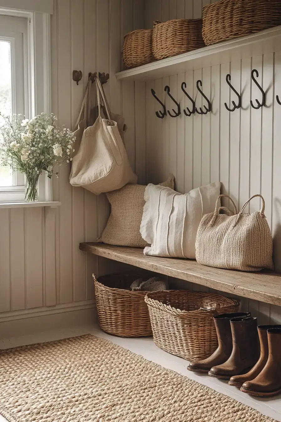 Cottagecore Mudroom Magic