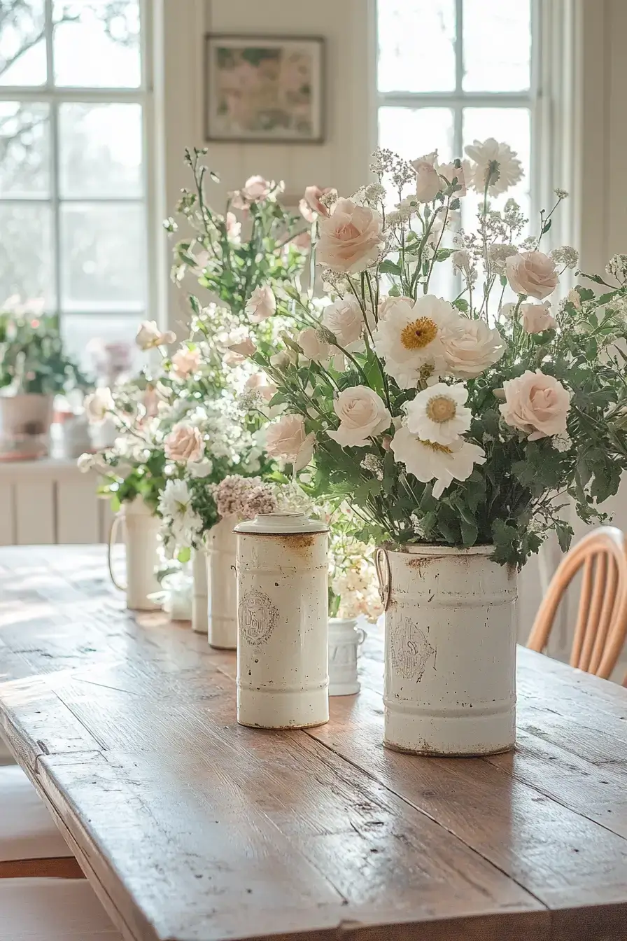 Milk Can Table Styling