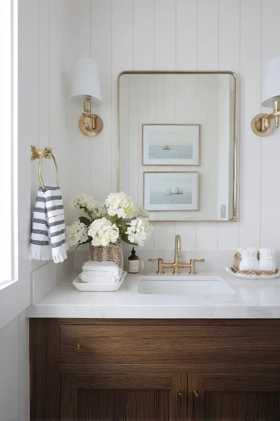 Nautical Powder Room
