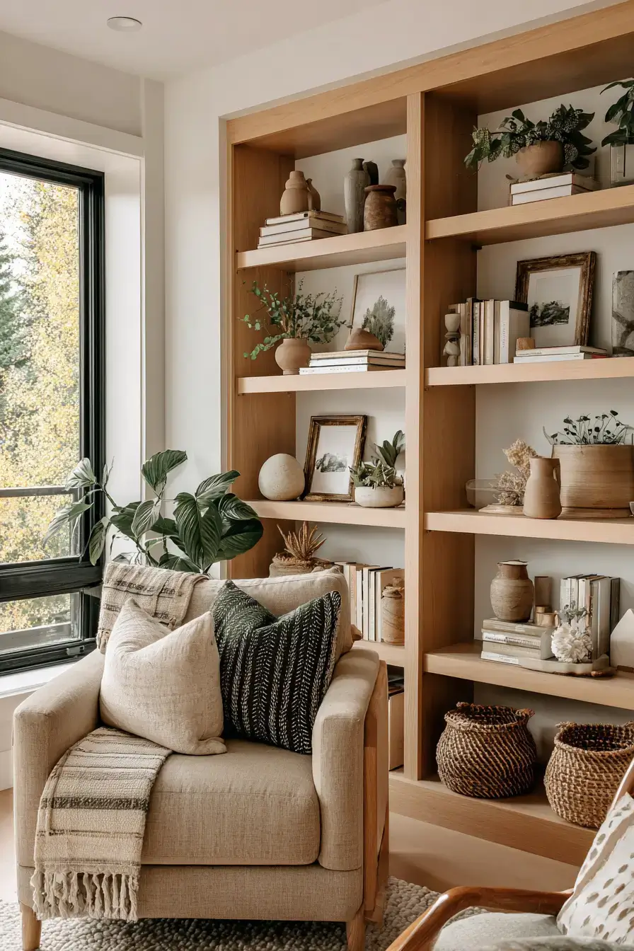 Botanical Shelf Styling