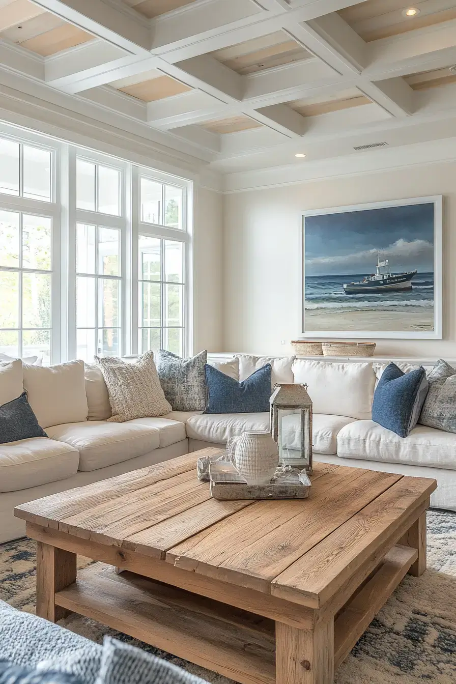 Ship Wheel Family Room