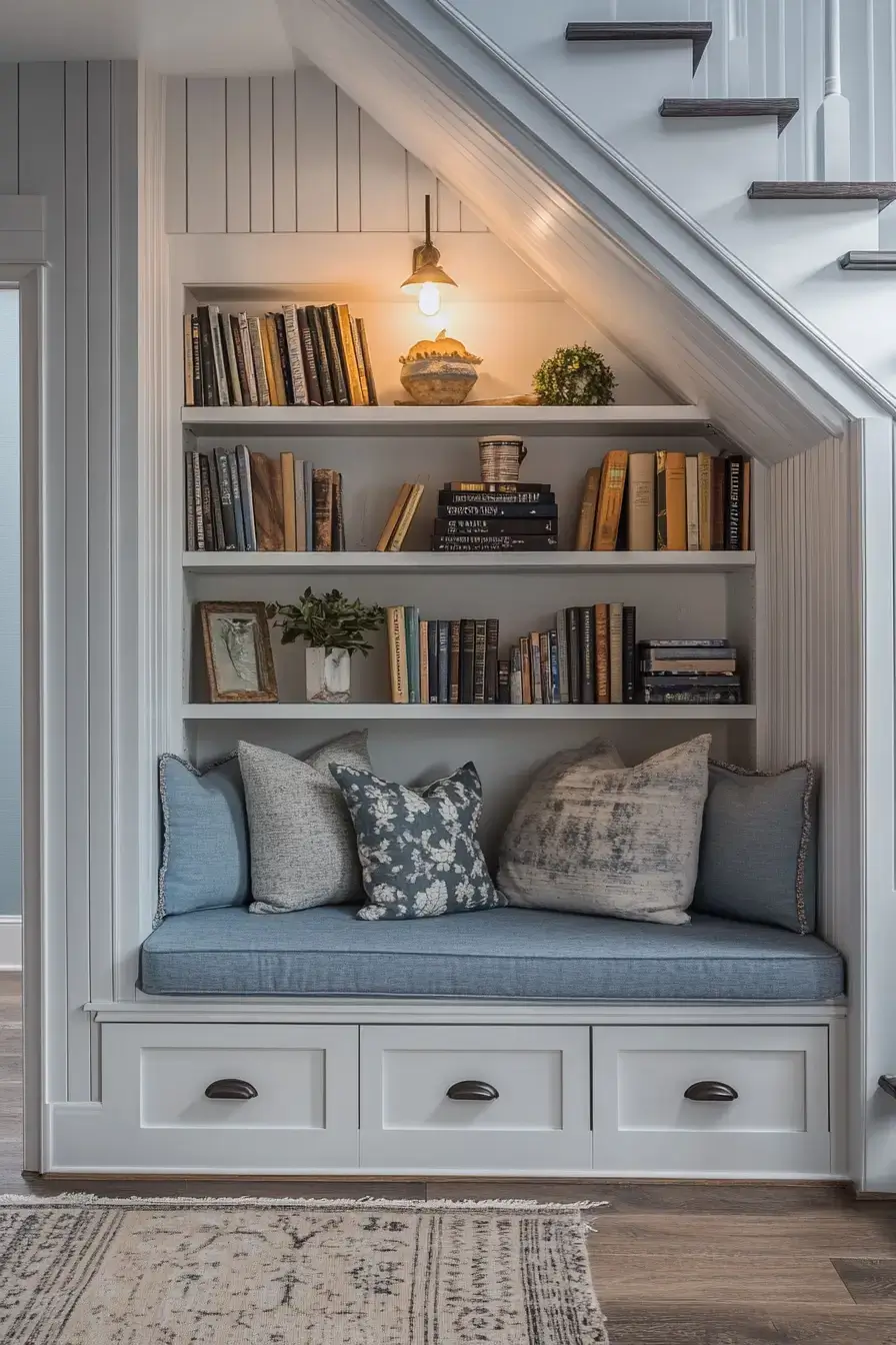Staircase Book Storage