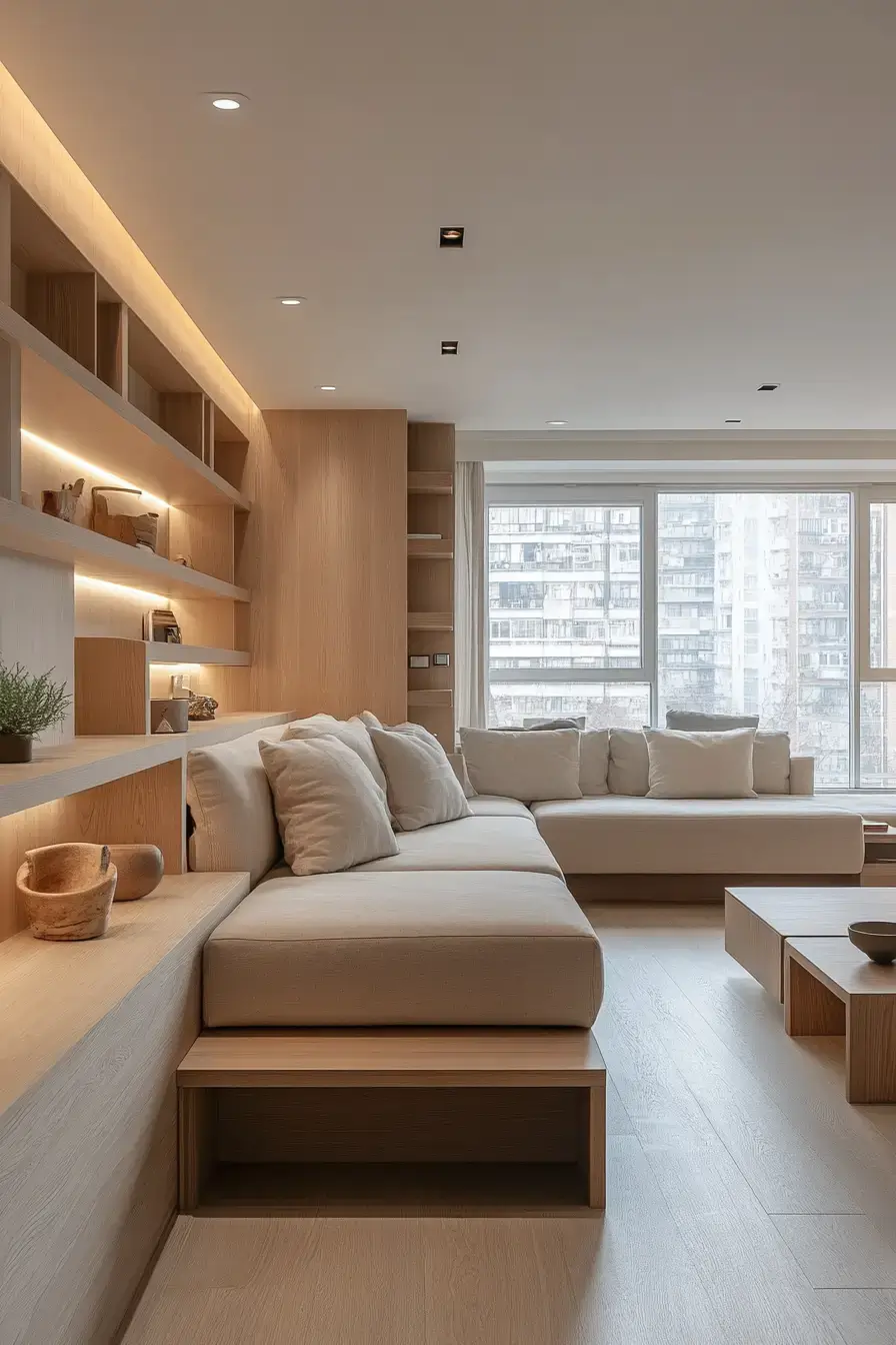 Crisp Modern Apartment Interior