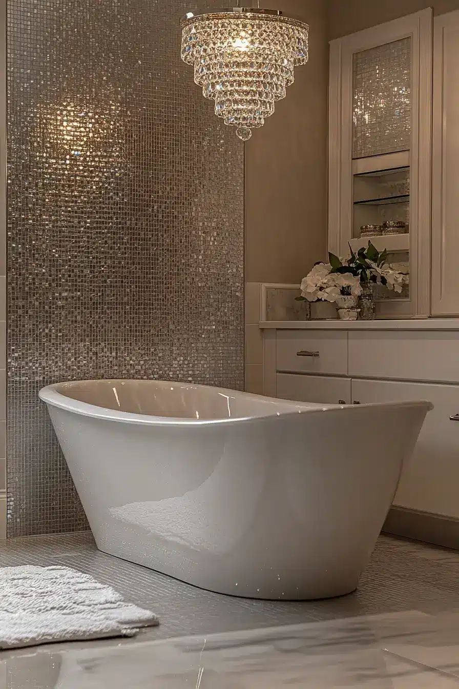 Crystal Inspired Bathroom Retreat