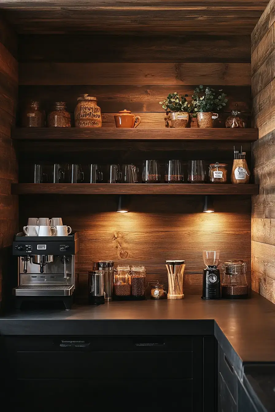 Hidden Basement Coffee Nook