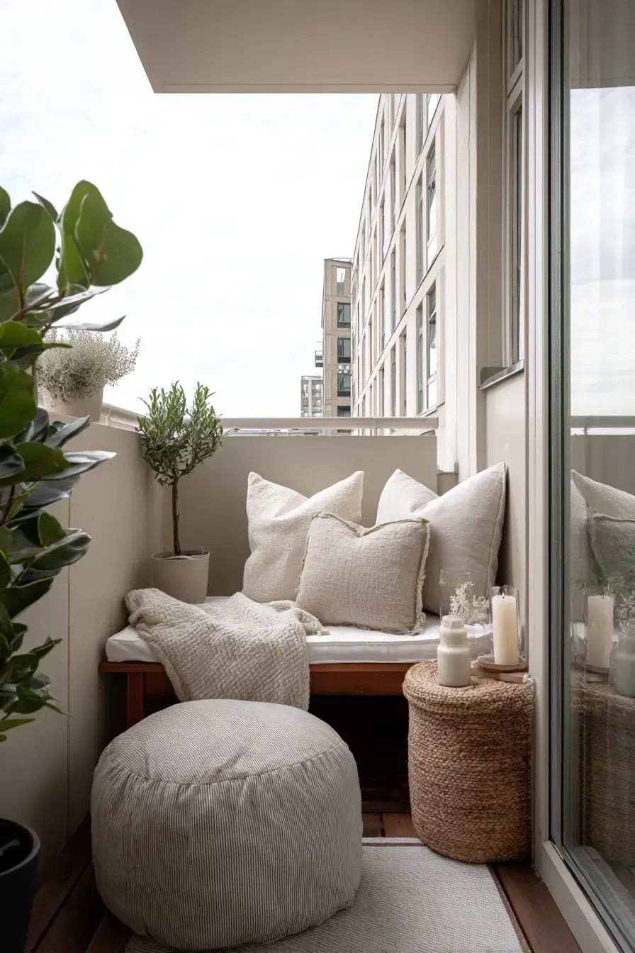 Peaceful High Rise Balcony