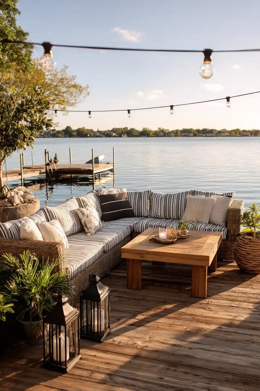 Relaxed Boat Dock Patio