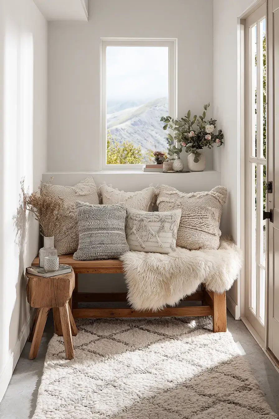 Cozy Neutral Porch Retreat