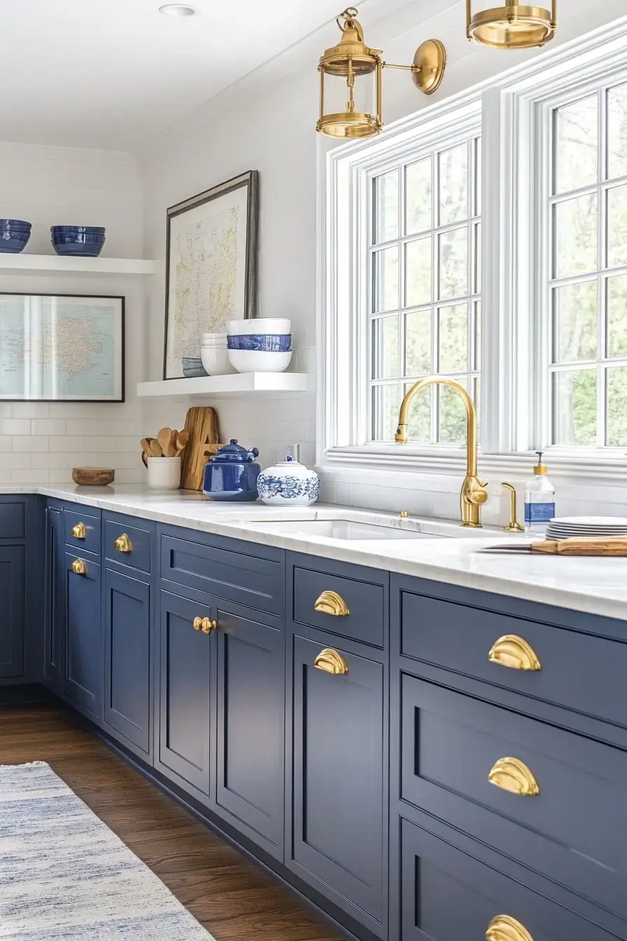 Harbor Blue Kitchen