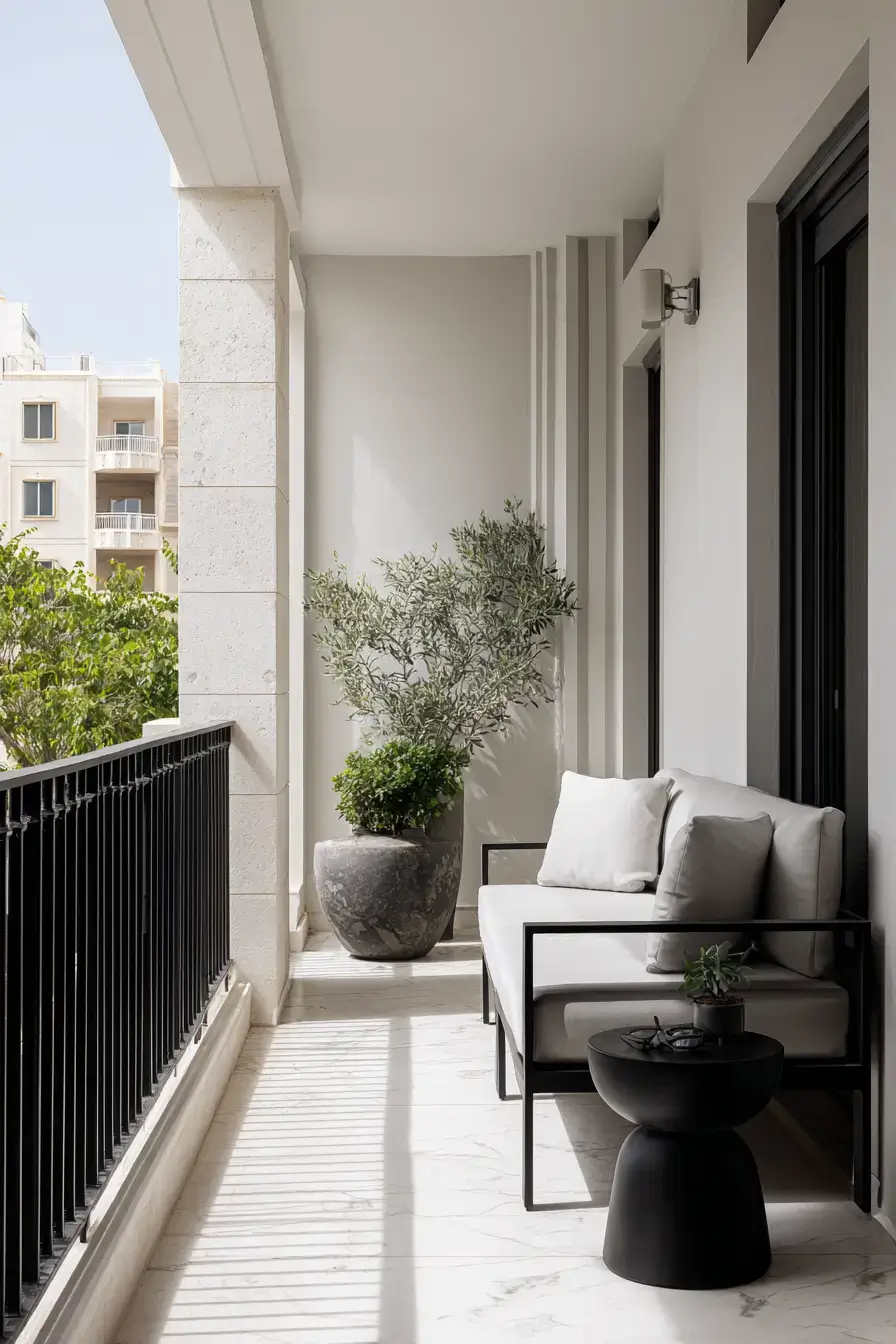 Modern Micro Balcony Retreat