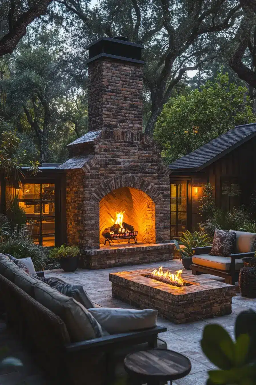 Brick Hearth Features