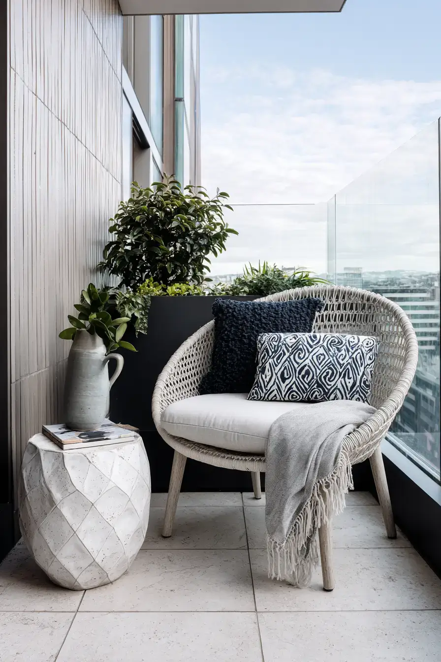 Contemporary Balcony Relaxation Hub