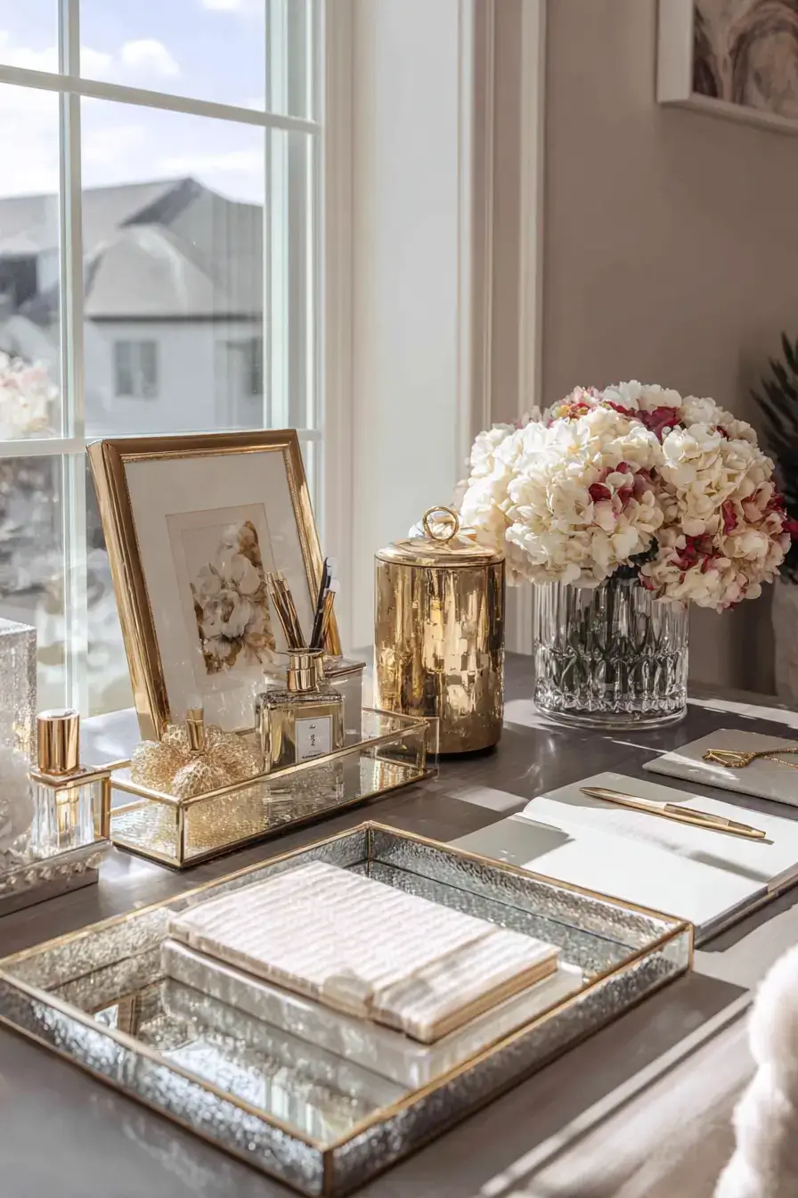 Elegant Desk Styling