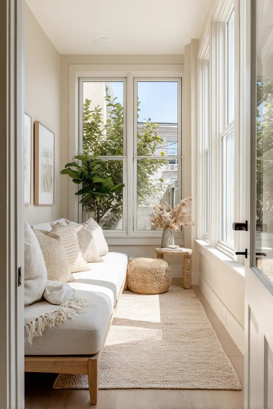 Open Sunroom Living Space
