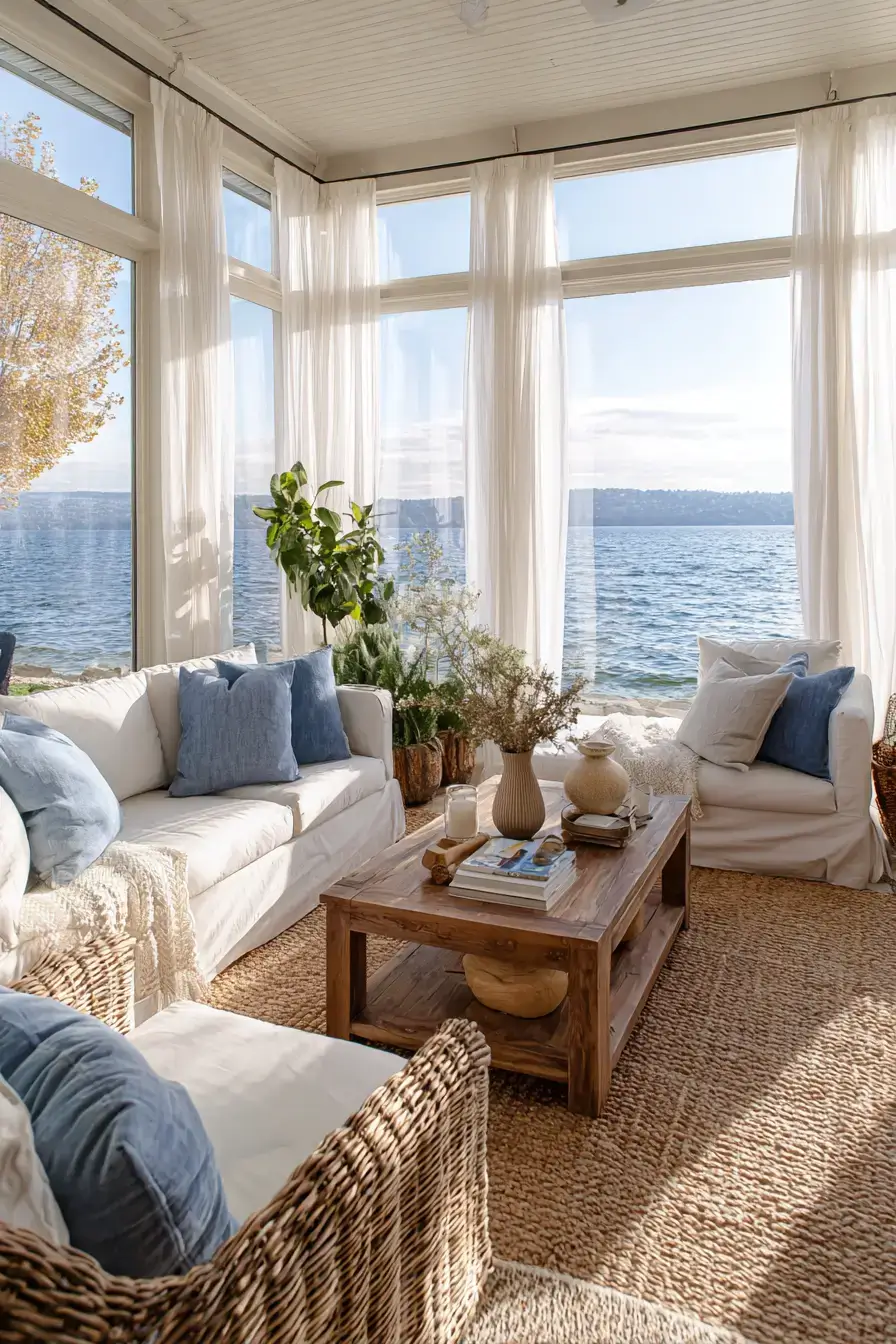 Glassy Water Sunroom