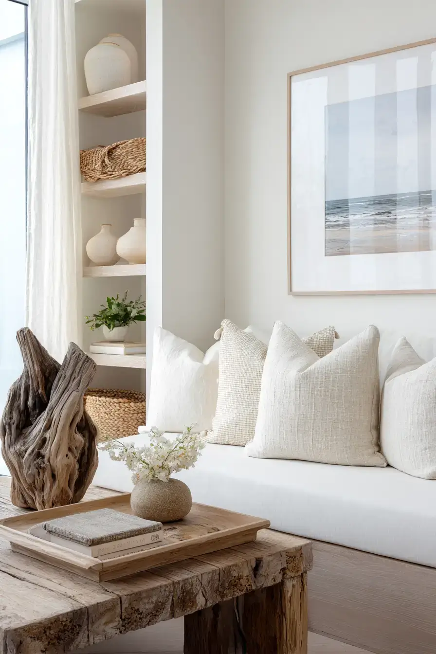 Neutral Beachwood Decor