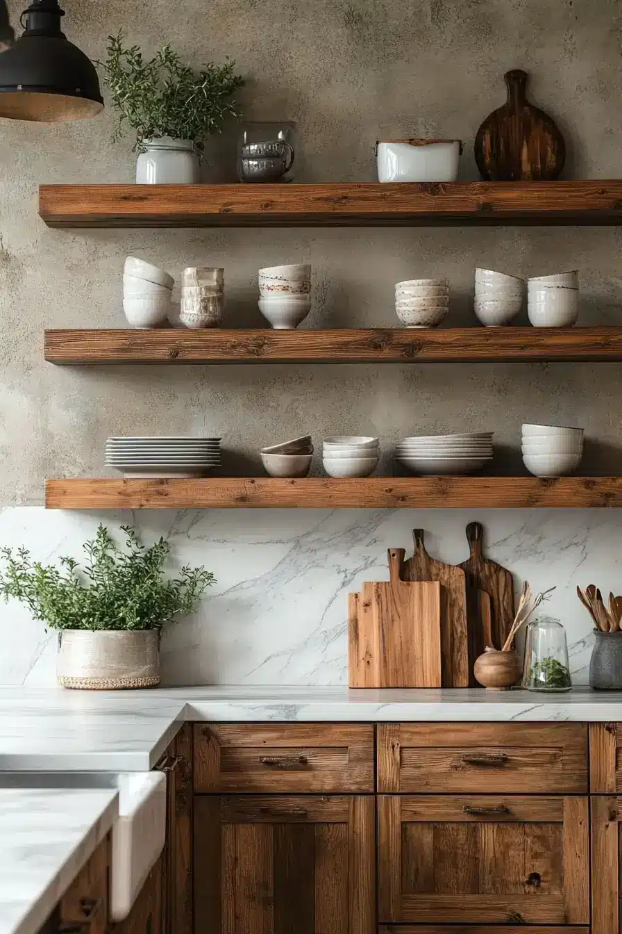 Open Shelving Kitchen