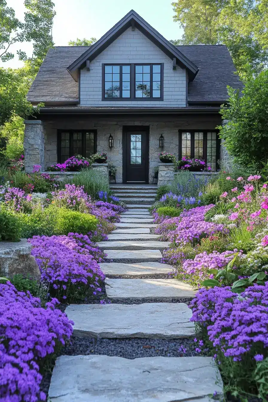 Calm Floral Garden Framing